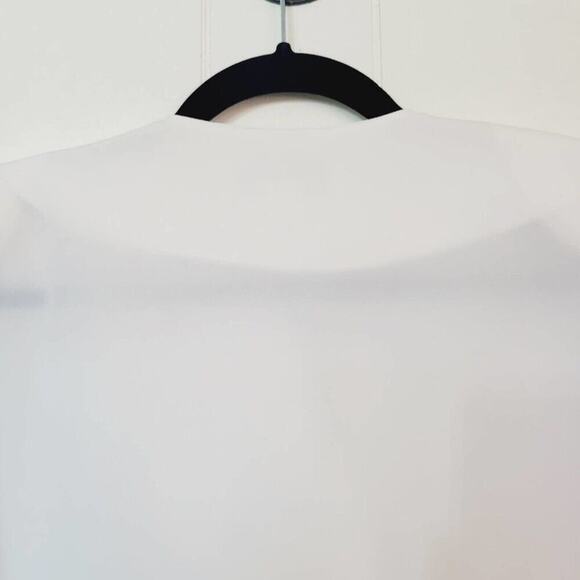 Elegant White Embroidered Button Down Shirt - Picture 6 of 13